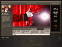 Tablet Screenshot of marycollins.com